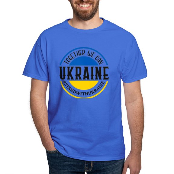 CafePress - Together We Can Ukraine T Shirt - Men's Classic Graphic Cotton T-Shirt