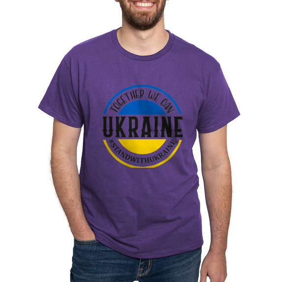 CafePress - Together We Can Ukraine T Shirt - Men's Classic Graphic Cotton T-Shirt