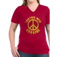 thumbnail image 1 of CafePress - Together With Ukraine Women's V Neck Dark T Shirt - Women's V-Neck Dark T-Shirt, 1 of 1