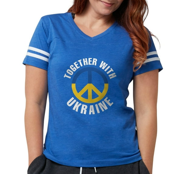 CafePress - Together With Ukraine - Womens Football Shirt