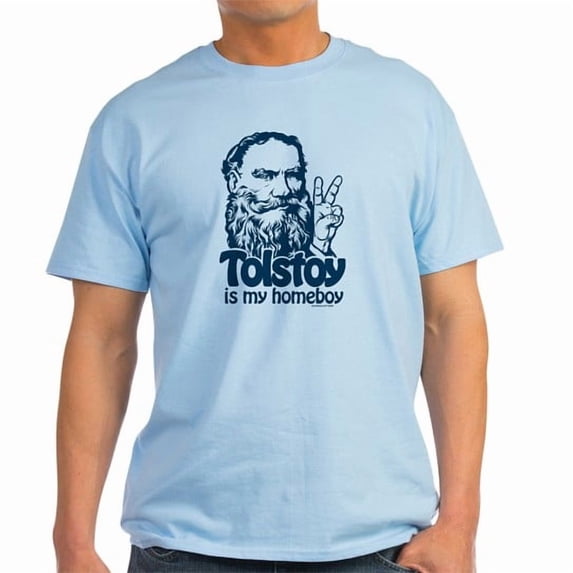 CafePress - Tolstoy Is My Homeboy Men's Value T Shirt - Men's Classic Cotton T-Shirts