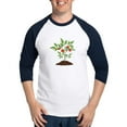 thumbnail image 1 of CafePress - Tomato Plant Baseball Jersey - Cotton Baseball Jersey, 3/4 Raglan Sleeve Shirt, 1 of 4