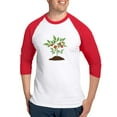 thumbnail image 1 of CafePress - Tomato Plant Baseball Jersey - Cotton Baseball Jersey, 3/4 Raglan Sleeve Shirt, 1 of 4