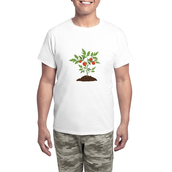 CafePress - Tomato Plant Pajamas - Men's Light Loose Fit Cotton Pajama Set