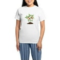 thumbnail image 1 of CafePress - Tomato Plant Pajamas - Women's Short Sleeve Print T-Shirt and Pants Light Cotton Pajama Set, 1 of 7