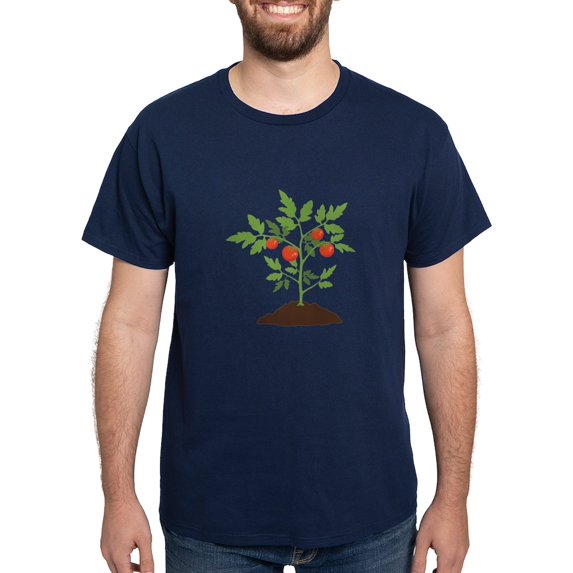 CafePress - Tomato Plant T Shirt - Men's Classic Graphic Cotton T-Shirt