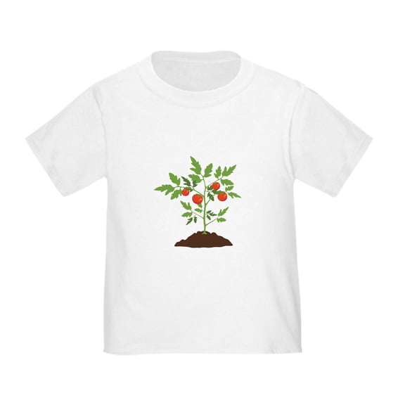 CafePress - Tomato Plant T Shirt - Cute Toddler T-Shirt, 100% Cotton