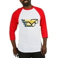 thumbnail image 1 of CafePress - Too Cool For School Baseball Jersey - Cotton Baseball Jersey, 3/4 Raglan Sleeve Shirt, 1 of 4