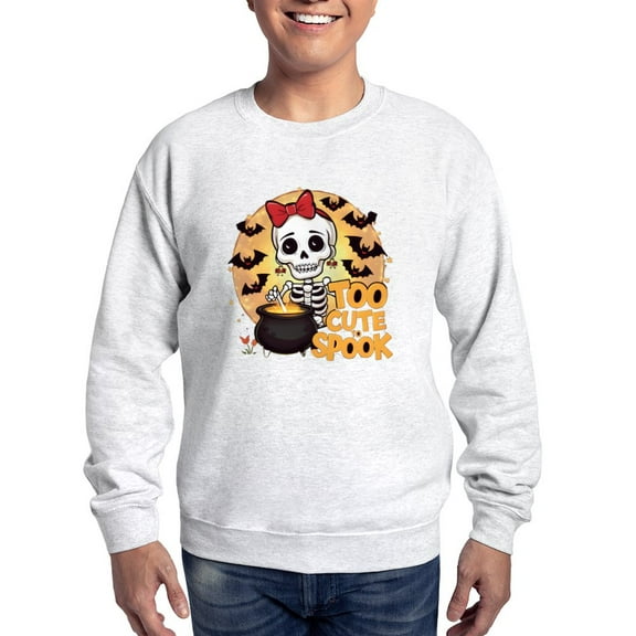 CafePress - Too Cute Spook - Crew Neck Sweatshirt