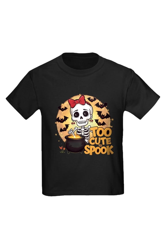 - Too Cute Spook Kids T Shirt - Dark T-Shirt Kids XS-XL
