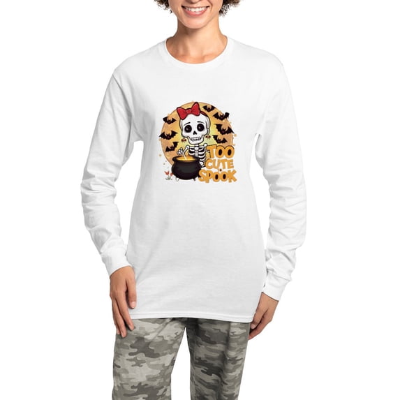 CafePress - Too Cute Spook - Women's Long Sleeve Relaxed Fit Cotton Light Pajama Set