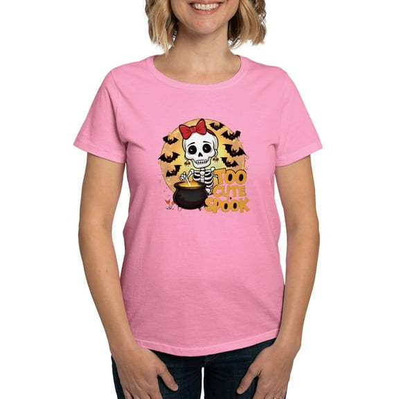CafePress - Too Cute Spook Women's Value T Shirt - Women's Traditional Fit Dark T-Shirt