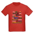 thumbnail image 1 of CafePress - Too Many Trains White Lettering T Shirt - Dark T-Shirt Kids XS-XL, 1 of 4
