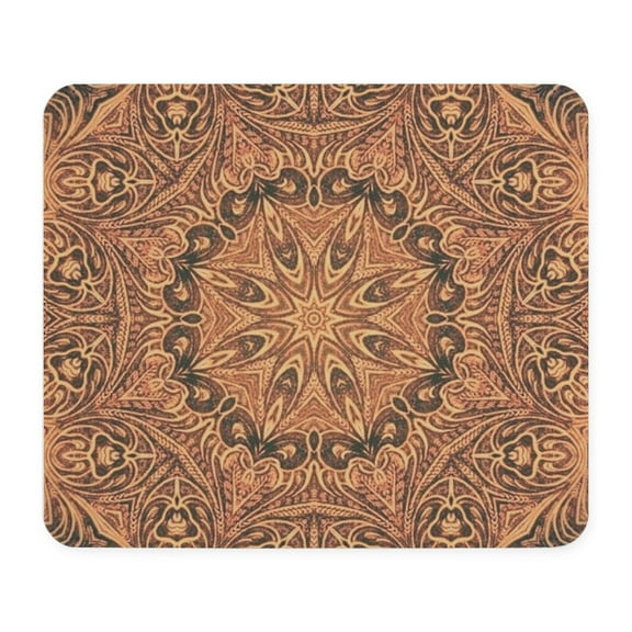 CafePress - Tooled Leather Western Country Mousepad - Non-slip Rubber Mousepad, Gaming Mouse Pad
