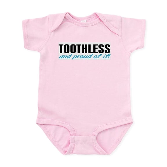 CafePress - Toothless & Proud Infant Bodysuit - Baby Light Bodysuit, Size Newborn - 24 Months