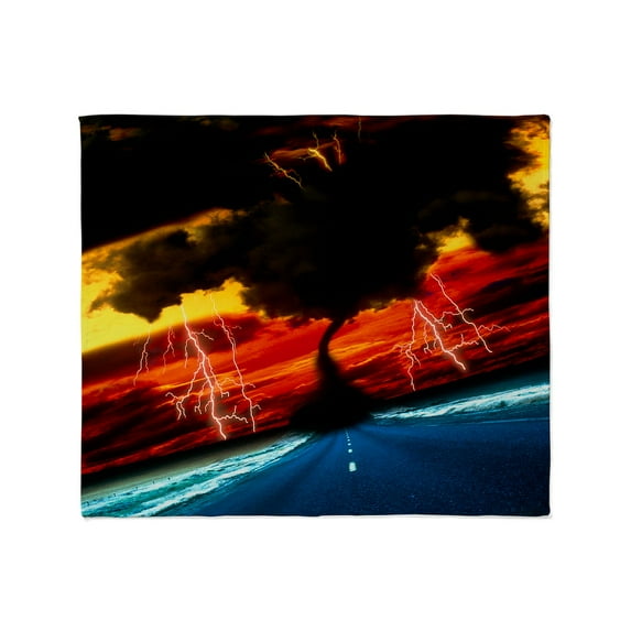 CafePress - Tornado Throw Blanket - Soft Fleece Throw Blanket, 50"x60" for All Ages