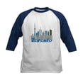 thumbnail image 1 of CafePress - Toronto Skyline Baseball Jersey - Kids Cotton Baseball Jersey, 3/4 Sleeve Shirt, 1 of 4