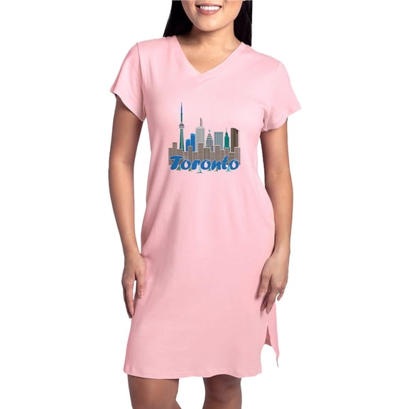 CafePress - Toronto Skyline - Women's Nightshirt