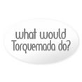 thumbnail image 1 of CafePress - Torquemada Oval Sticker - Sticker (Oval), 1 of 1