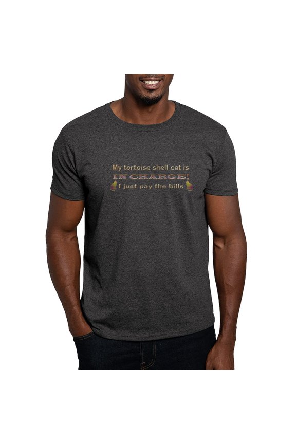 - Tortie In Charge Dark T Shirt - Men's Classic Graphic Cotton T-Shirt
