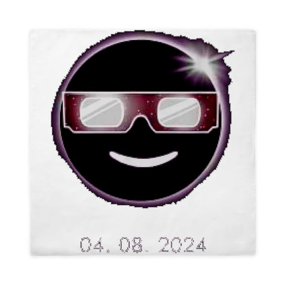 CafePress - Total Solar Eclipse 04 08 2 Queen Duvet Cover - Queen Duvet