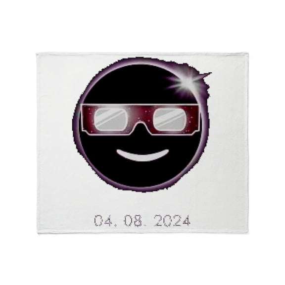 CafePress - Total Solar Eclipse 04 - Soft Fleece Throw Blanket, 50"x60" for All Ages