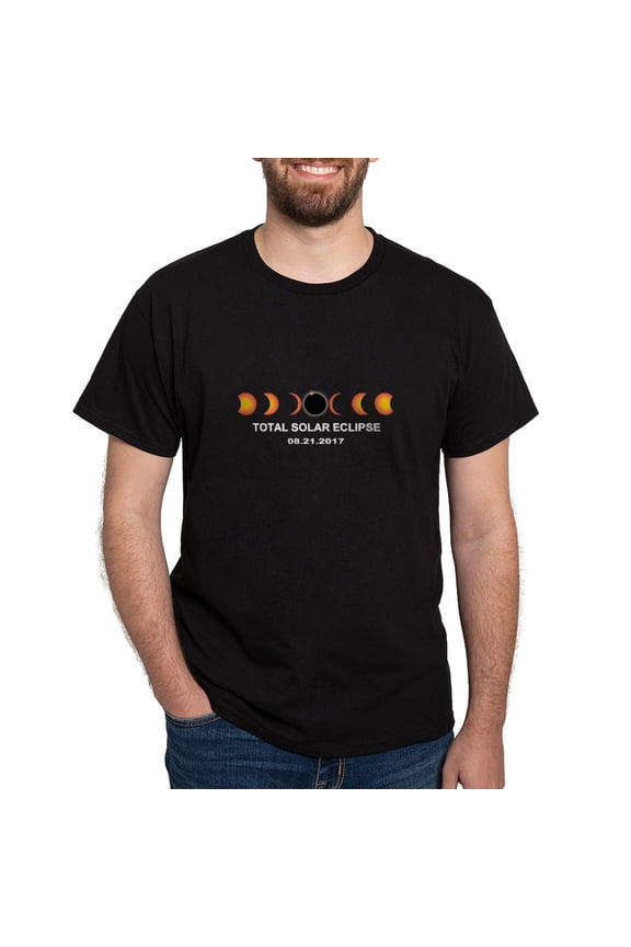 - Total Solar Eclipse 2017 Dark T Shirt - Men's Classic Graphic Cotton T-Shirt