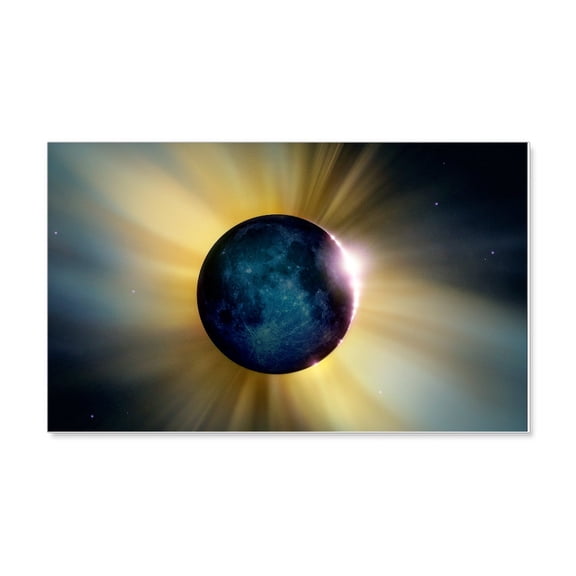 CafePress - Total Solar Eclipse - 20x12 Wall Decal