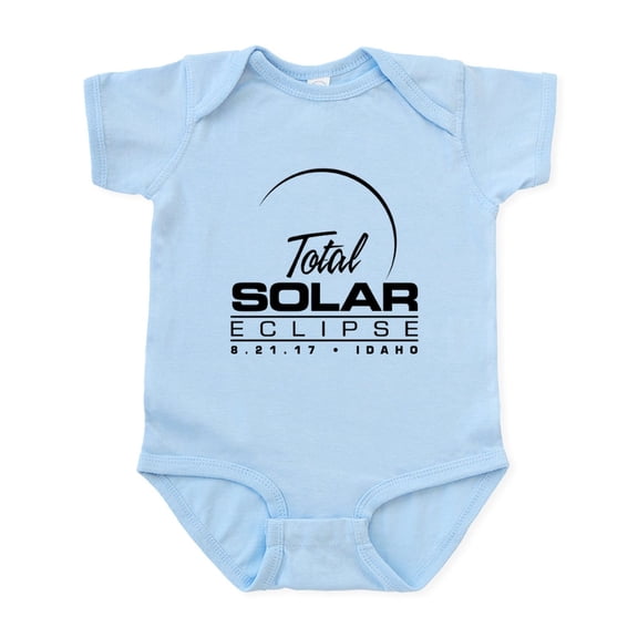 CafePress - Total Solar Eclipse Idaho 2017 Body Suit - Baby Light Bodysuit, Size Newborn - 24 Months