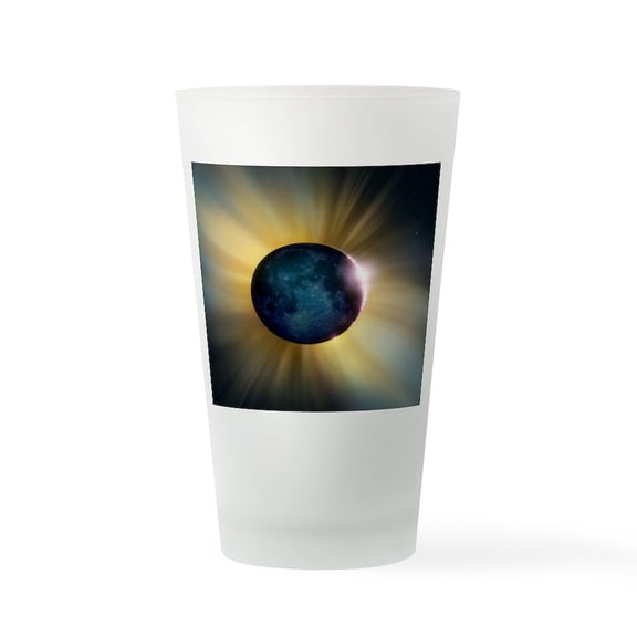 CafePress - Total Solar Eclipse - Pint Glass, Drinking Glass, 16 oz. CafePress