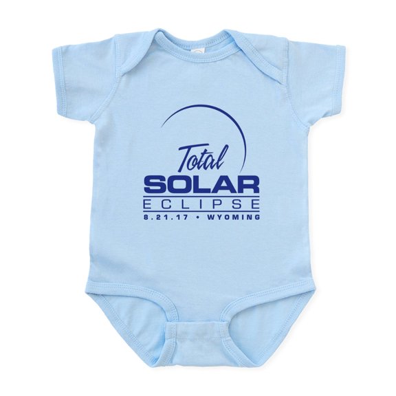 CafePress - Total Solar Eclipse Wyoming 2017 Body Suit - Baby Light Bodysuit, Size Newborn - 24 Months