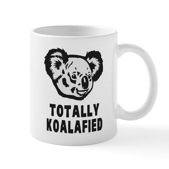 CafePress - Totally Koalafied Koala Mugs - 11 oz Ceramic Mug - Novelty Coffee Tea Cup