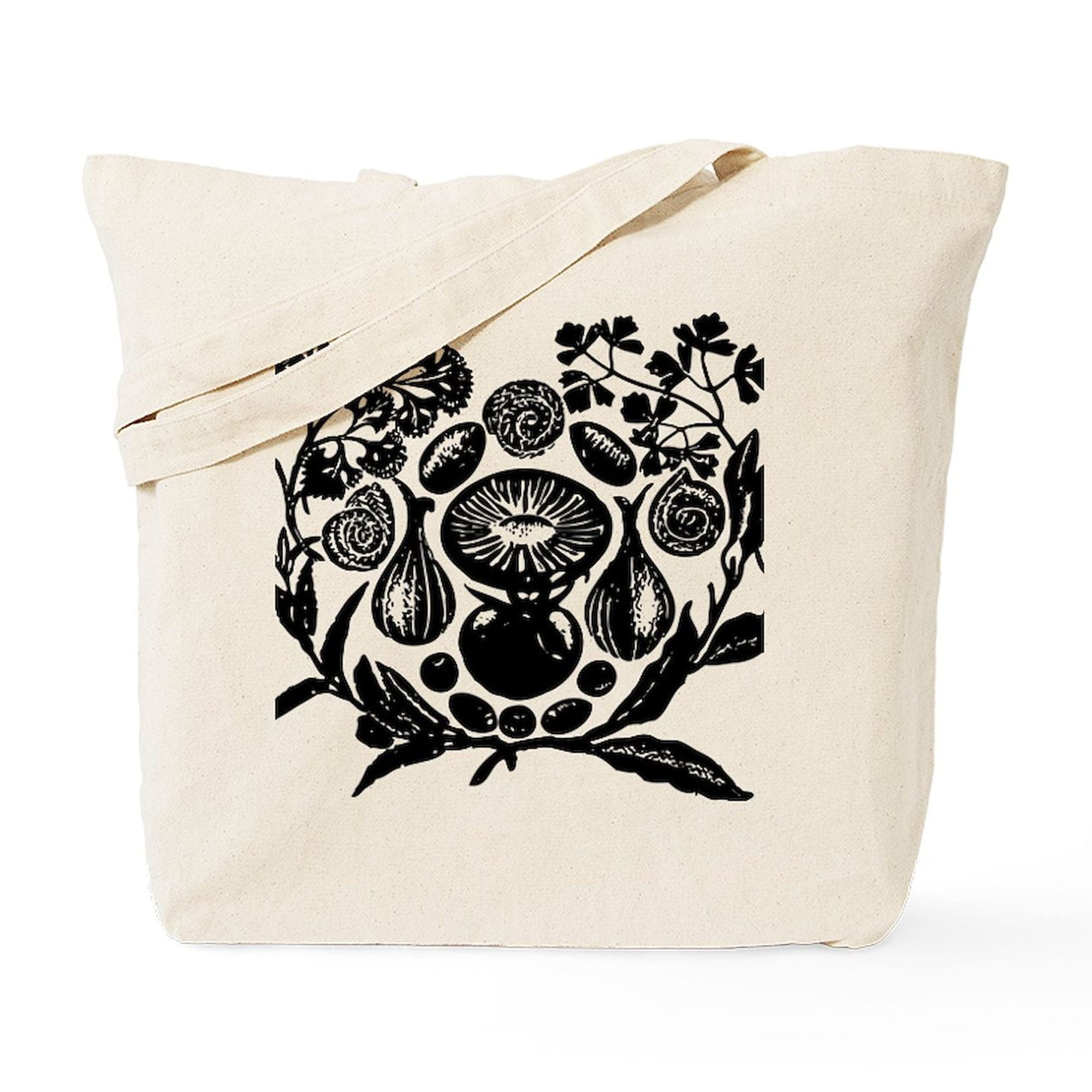 CafePress Natural Canvas Tote Bag - Reusable Shopping Bag With Prints (Small & Medium)