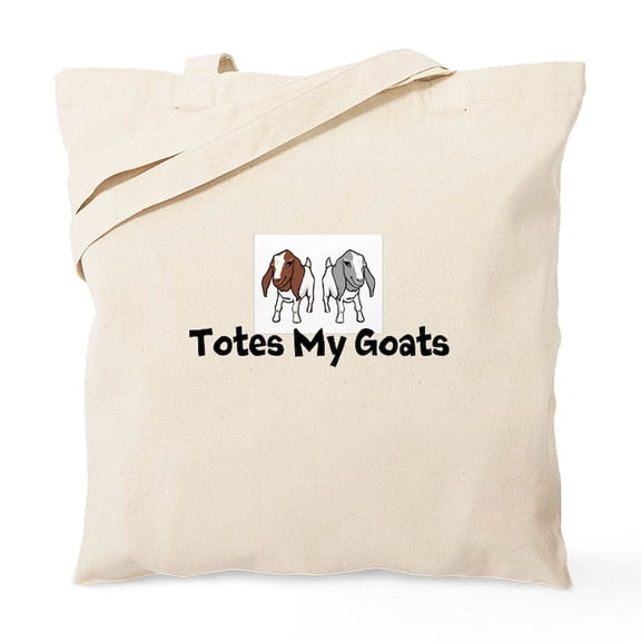 CafePress - Totes My Goats Tote Bag - Unisex Canvas Tote Bag, Beige, 1-Piece