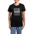 thumbnail image 1 of CafePress - Touchdown Football Pajamas - Women's Short Sleeve Print T-Shirt and Pants Dark Cotton Pajama Set, 1 of 7