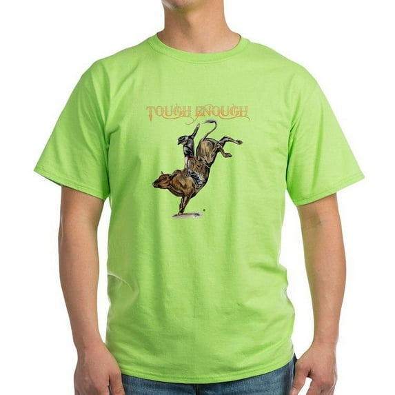 CafePress - Tough Enough Dark T Shirt - Light T-Shirt - CP