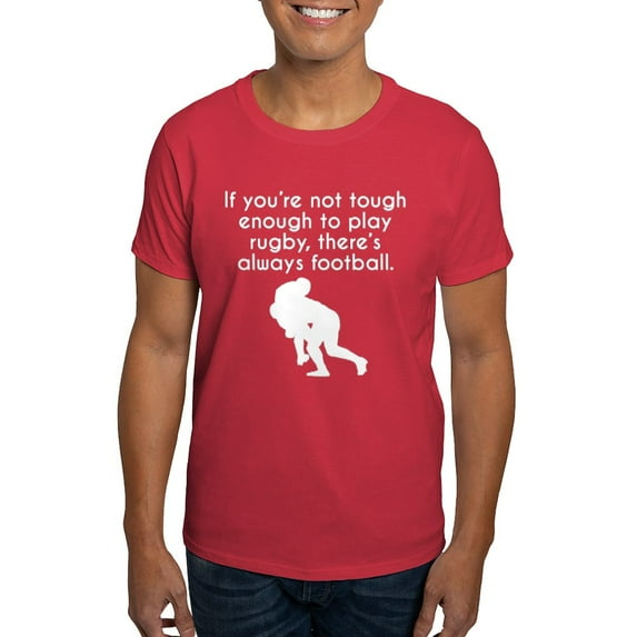 CafePress - Tough Enough To Play Rugby T Shirt - Men's Classic Graphic Cotton T-Shirt