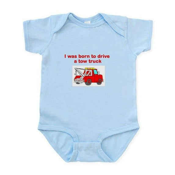 CafePress - Tow Truck Body Suit - Baby Light Bodysuit, Size Newborn - 24 Months