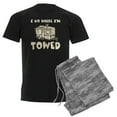 thumbnail image 1 of CafePress - Towed Trailer Men's Dark Pajamas - Men's Dark Loose Fit Cotton Pajama Set, 1 of 7