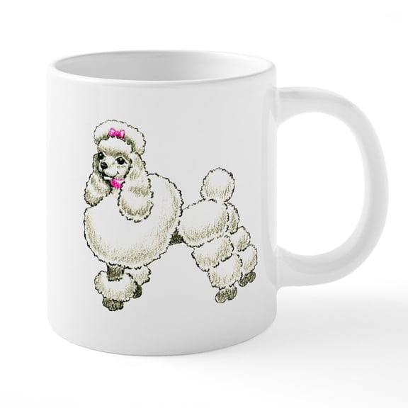 CafePress - Toy Poodle Mugs - 20 Oz White Ceramic Mega Mug
