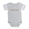 thumbnail image 1 of CafePress - Tr_Caterpillar Row - Cute Infant Baby Football Bodysuit, 1 of 3