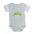 thumbnail image 1 of CafePress - Tr_Hairycaterpillar Gr - Cute Infant Baby Football Bodysuit, 1 of 3