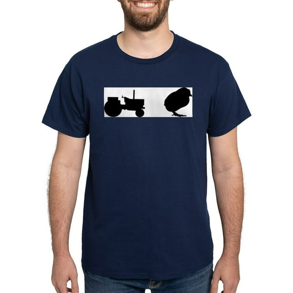 CafePress - Tractor Chick_1 Light T Shirt - Men's Classic Graphic Cotton T-Shirt
