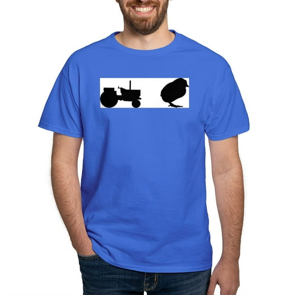 CafePress - Tractor Chick_1 Light T Shirt - Men's Classic Graphic Cotton T-Shirt