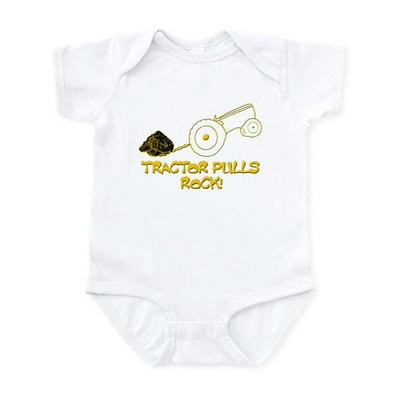 CafePress - Tractor Pulls Rock Infant Bodysuit - Baby Light Bodysuit, Size Newborn - 24 Months