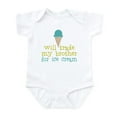 thumbnail image 1 of CafePress - Trade Brother Ice Cream Body Suit - Baby Light Bodysuit, Size Newborn - 24 Months, 1 of 4