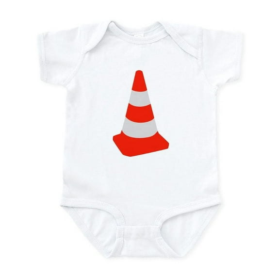 CafePress - Traffic Cone Infant Bodysuit - Baby Light Bodysuit, Size Newborn - 24 Months