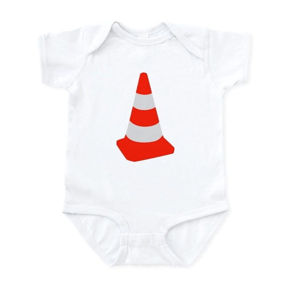 CafePress - Traffic Cone Infant Bodysuit - Baby Light Bodysuit, Size Newborn - 24 Months