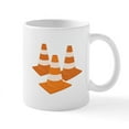 thumbnail image 1 of CafePress - Traffic Cones Mugs - 11 oz Ceramic Mug - Novelty Coffee Tea Cup, 1 of 4