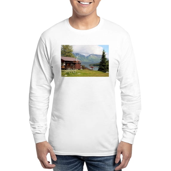 CafePress - Trail Lake, Moose Pass, Alaska Long Sleeve T Shirt - Unisex Cotton Long Sleeve T-Shirt